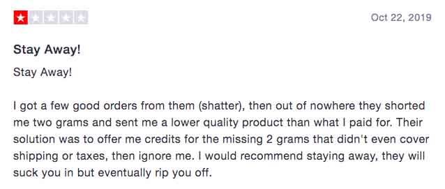 FairCannaCare is a scam according to TrustPilot