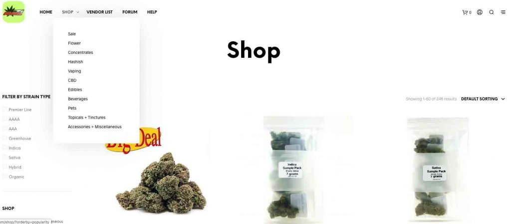 Budmail offers a wide range of cannabis products for sale.