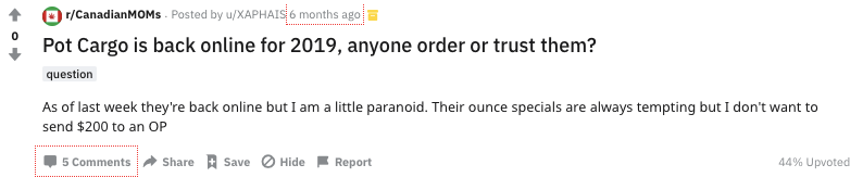 Does anybody trust Pot Cargo?
