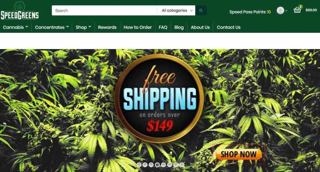 Review of online dispensary SpeedGreens.