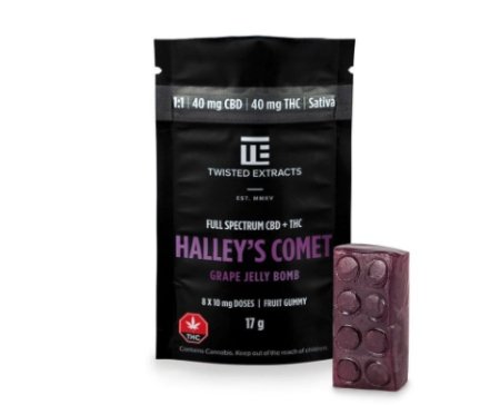 Twisted Extracts CBD + THC gummies