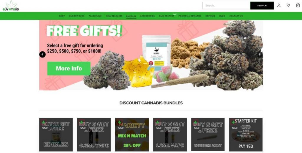Buy cannabis at Buy My Bud online dispensary