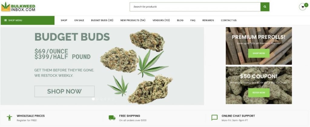Click here to shop at Bulk Weed Inbox