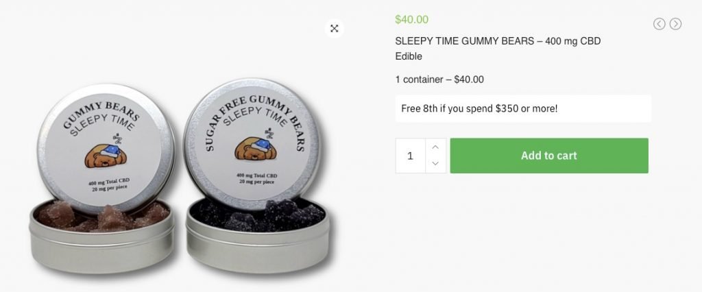 sleepy time cbd gummy bears