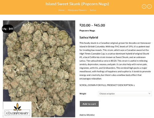 island sweet skunk